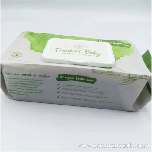 Baby Bamboo Fiber Biodegradable Cleaning Tissues